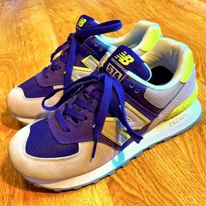 💚💜👟New Balance 574 W6